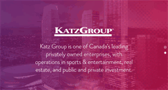 Desktop Screenshot of katzgroup.ca